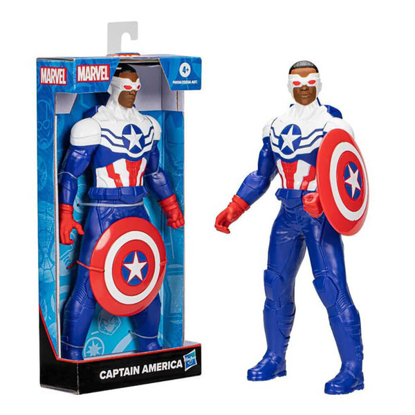 Hasbro Marvel Captain America 9" Action Figure With Shield
