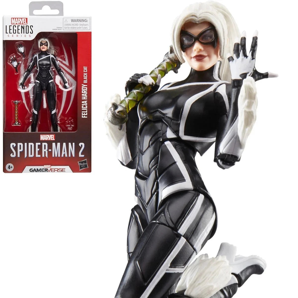 Marvel Legends Series Gamer Verse Spider-Man 2 FELICIA HARDY BLACK CAT 6" Figure