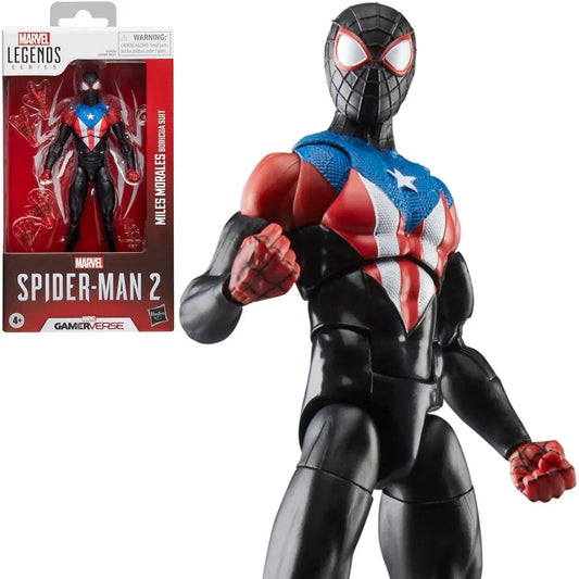 Spider-Man Marvel Legends Gamerverse Miles Morales Boricua Suit 6" Action Figure