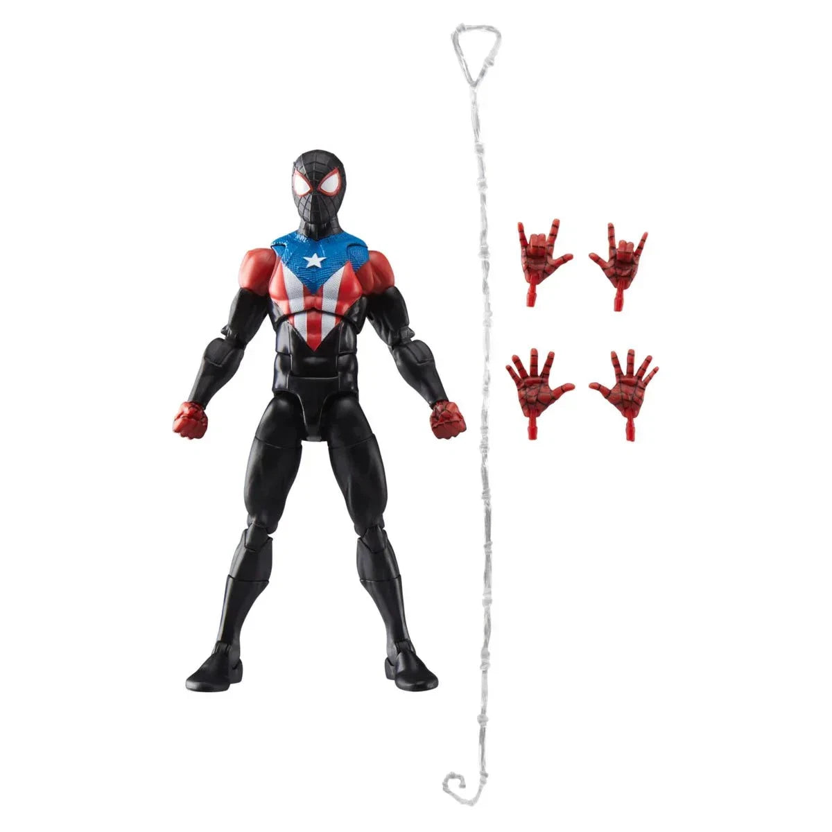 Spider-Man Marvel Legends Gamerverse Miles Morales Boricua Suit 6" Action Figure